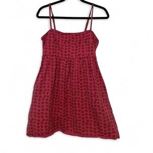 Pink Star Pattern Dress